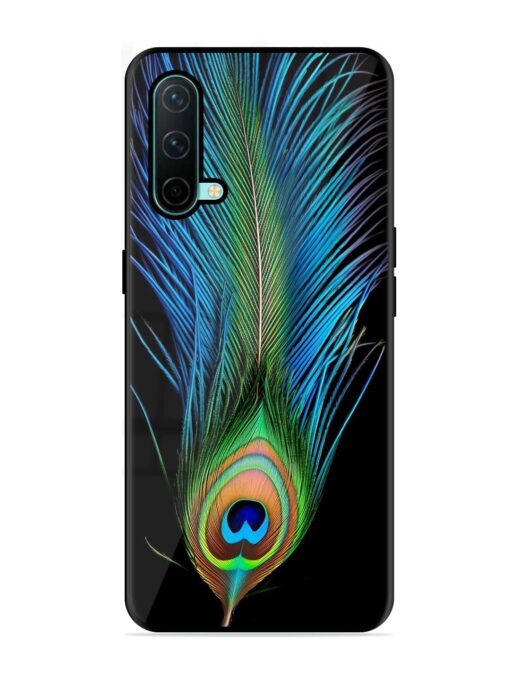 Peacock Feather Premium Glass Case for Oneplus Nord Ce (5G) Zapvi