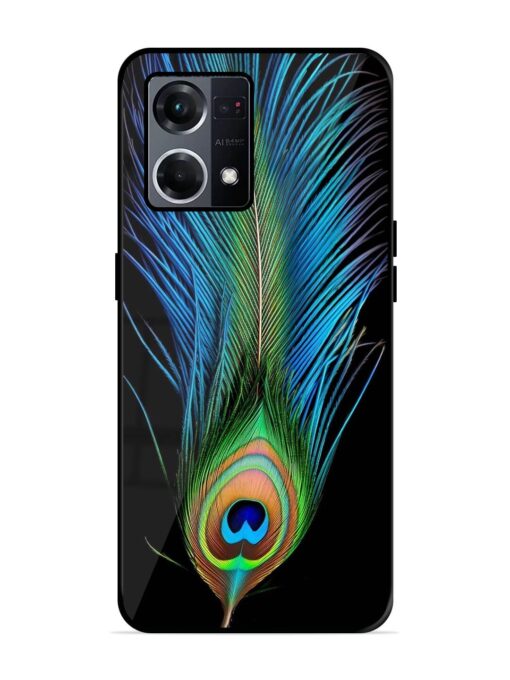 Peacock Feather Glossy Metal TPU Case for Oppo F21S Pro (4G) Zapvi