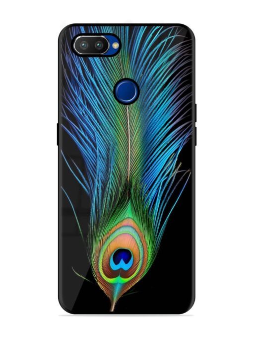 Peacock Feather Premium Glass Case for Realme 2 Pro Zapvi