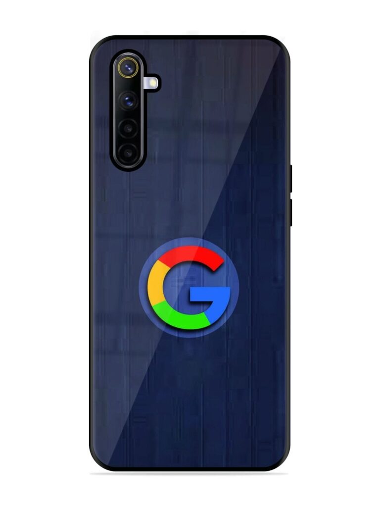 Google Logo Printed Glossy Metal TPU Case for Realme 6 Zapvi