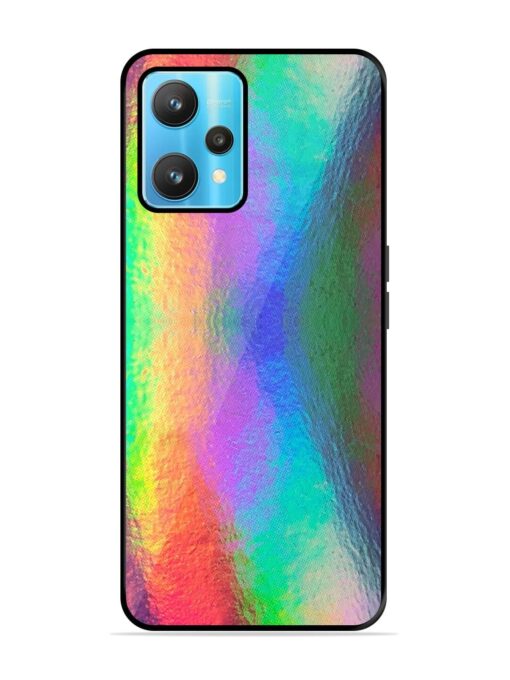 Colorful Holographic Background Glossy Metal TPU Case for Realme 9 Pro (5G) Zapvi