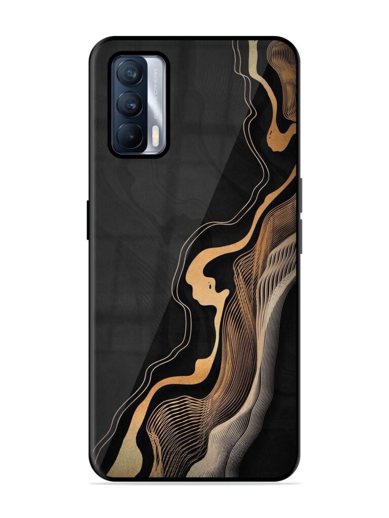 Abstract Art Glossy Metal TPU Case for Realme X7 (5G) Zapvi
