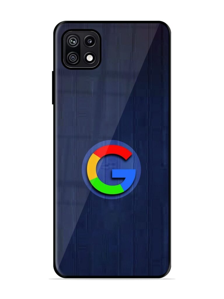 Google Logo Printed Premium Glass Case for Samsung Galaxy F42 (5G) Zapvi