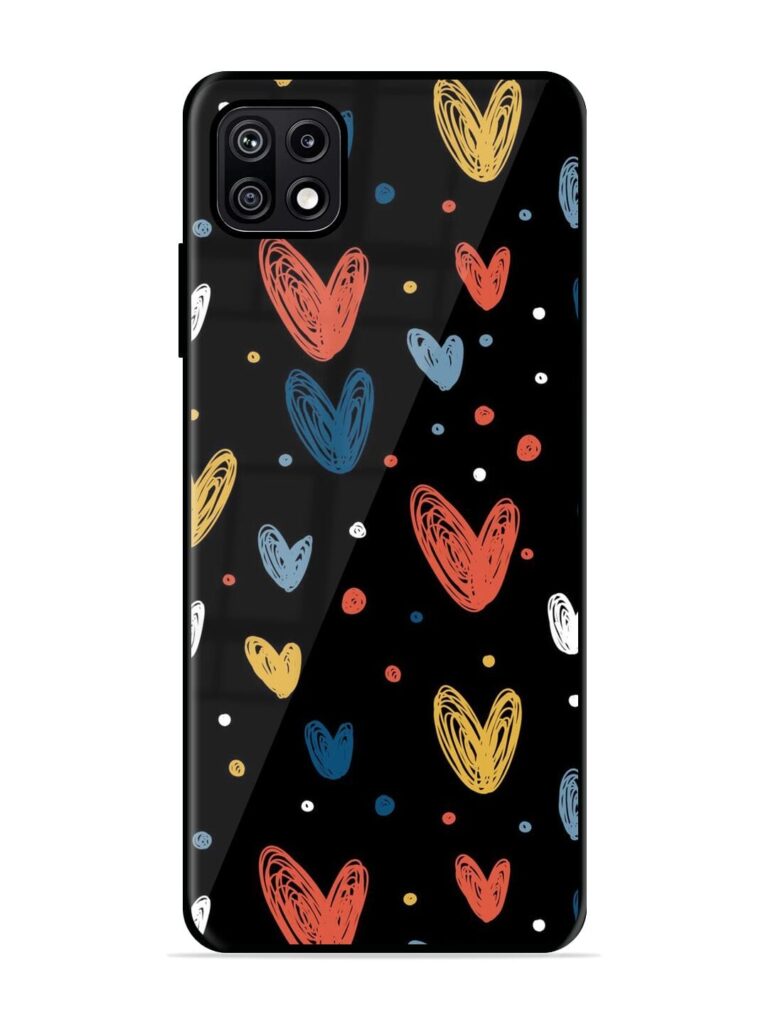Happy Valentines Day Premium Glass Case for Samsung Galaxy F42 (5G) Zapvi