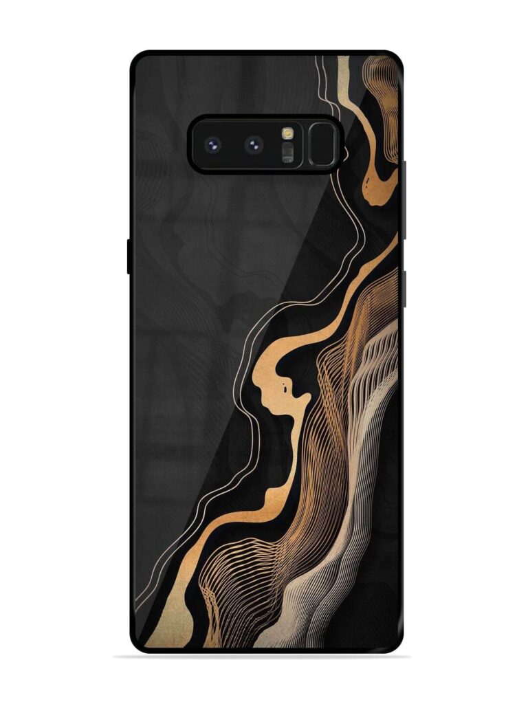 Abstract Art Premium Glass Case for Samsung Galaxy Note 8 Zapvi