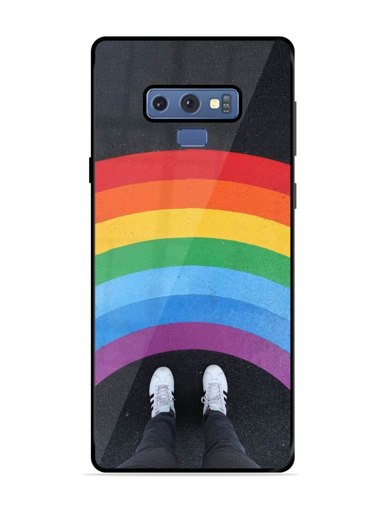Legs Rainbow Premium Glass Case for Samsung Galaxy Note 9 Zapvi