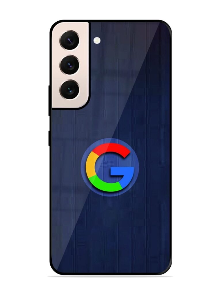 Google Logo Printed Glossy Metal TPU Case for Samsung Galaxy S22 (5G) Zapvi