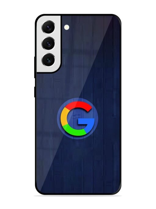 Google Logo Printed Premium Glass Case for Samsung Galaxy S22 Plus Zapvi
