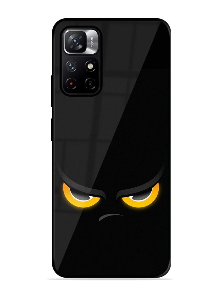 Scary Yellow Eye Premium Glass Case for Xiaomi Redmi Note 11T (5G) Zapvi
