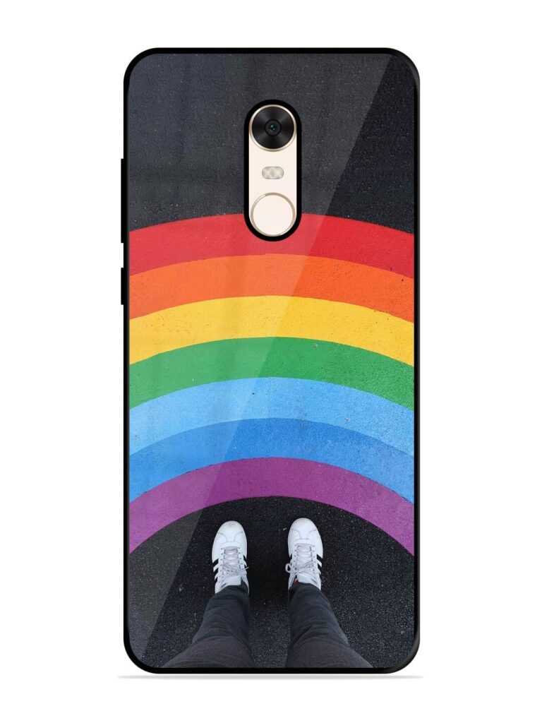 Legs Rainbow Premium Glass Case for Xiaomi Redmi Note 5 Zapvi