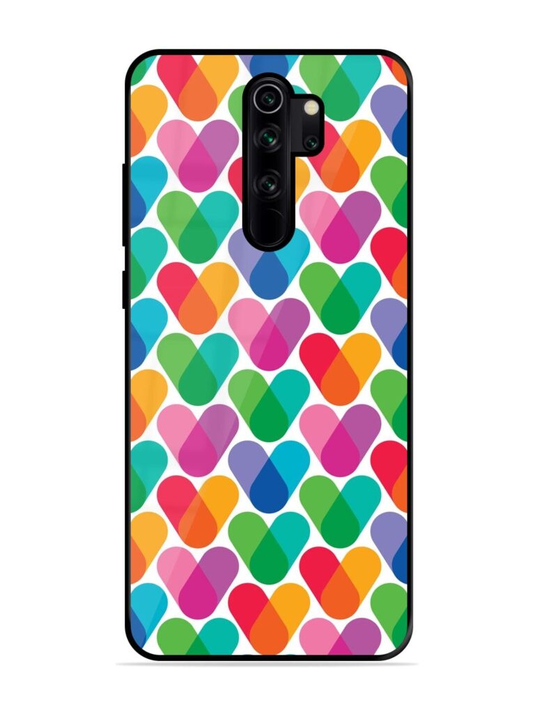 Overlapping Colors Colorful Glossy Metal TPU Case for Xiaomi Redmi Note 8 Pro Zapvi