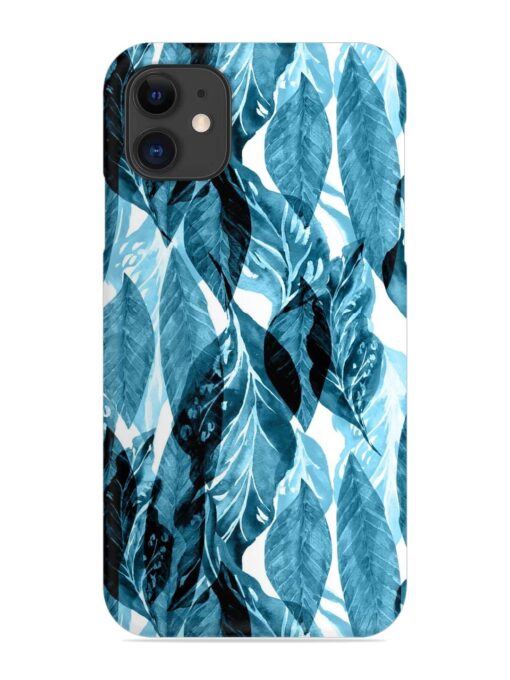 Leaves Pattern Jungle Snap Case for Apple Iphone 12 Zapvi