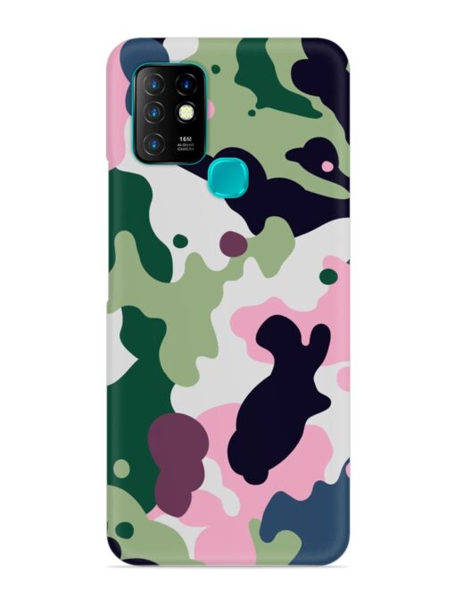 Seamless Funky Camouflage Snap Case for Infinix Hot 10 Zapvi