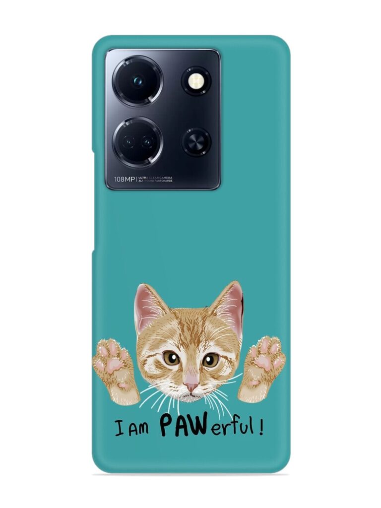 Typography Slogan Cat Snap Case for Infinix Note 30 (5G) Zapvi