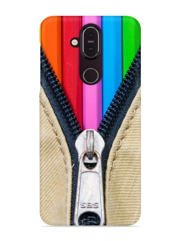 Zip In Color Snap Case for Nokia 7.1 Zapvi