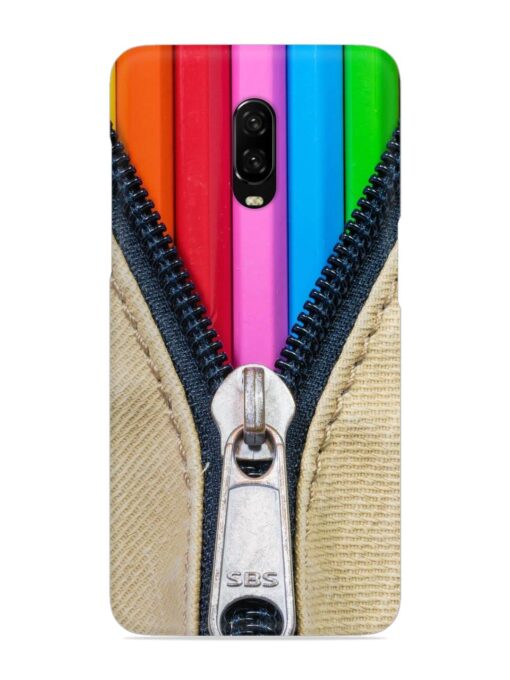 Zip In Color Snap Case for Oneplus 6T Zapvi