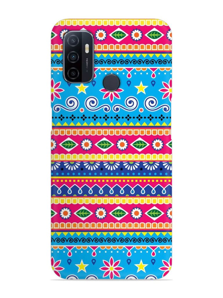 Indian Seamless Snap Case for Oppo A53 Zapvi