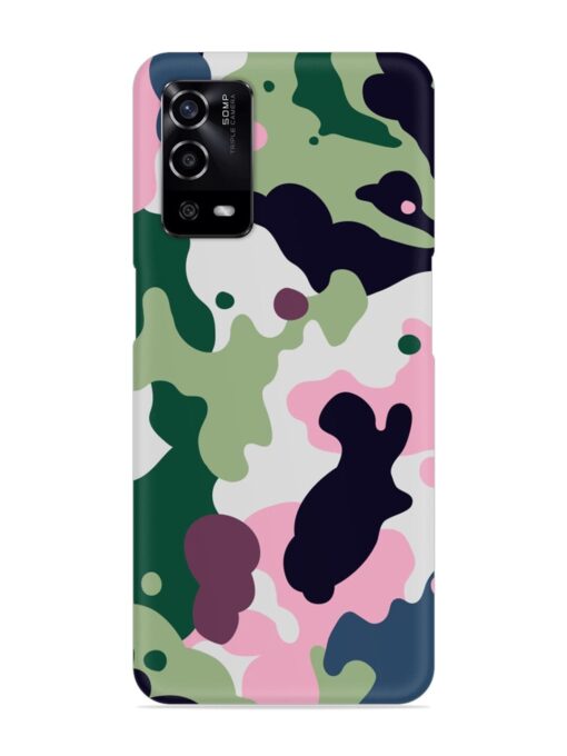 Seamless Funky Camouflage Snap Case for Oppo A55 Zapvi