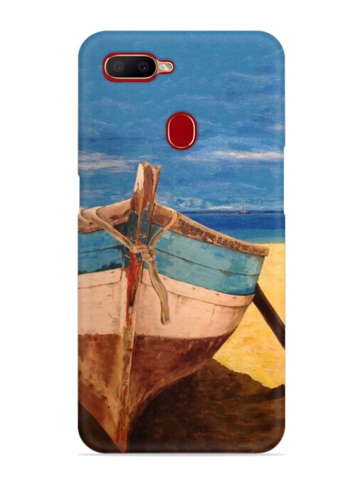 Canvas Painting Snap Case for Oppo A5S Zapvi