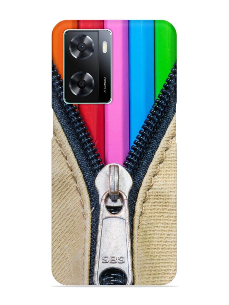 Zip In Color Snap Case for Oppo A77S Zapvi