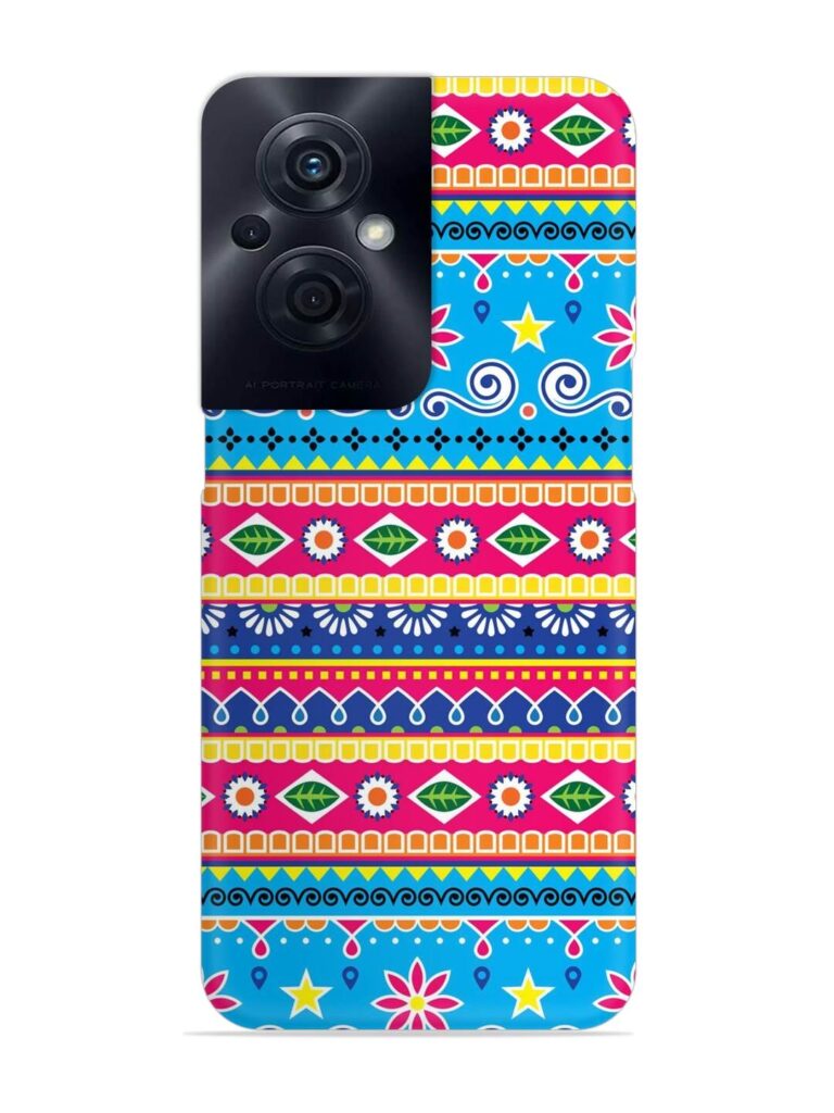 Indian Seamless Snap Case for Oppo F21S Pro (5G) Zapvi
