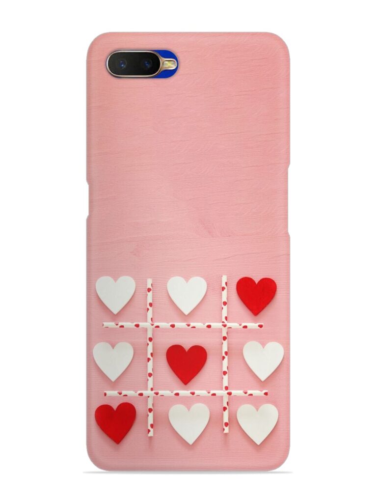 Valentines Day Concept Snap Case for Oppo K1 Zapvi