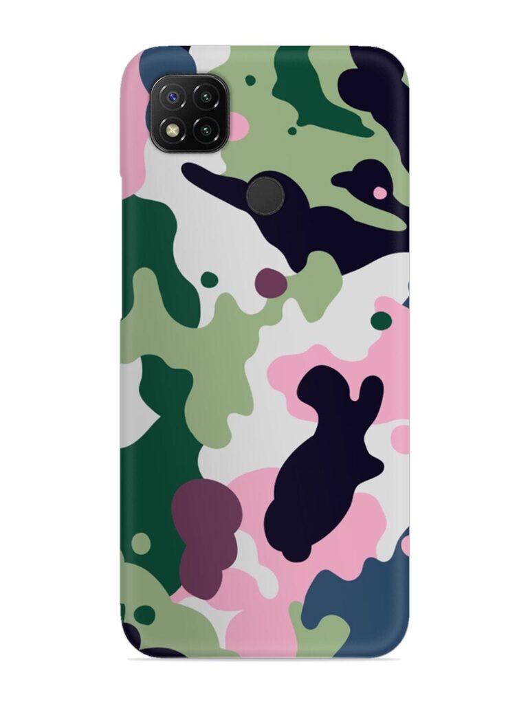 Seamless Funky Camouflage Snap Case for Poco C31 Zapvi