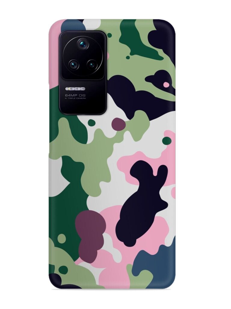 Seamless Funky Camouflage Snap Case for Poco F4 (5G) Zapvi