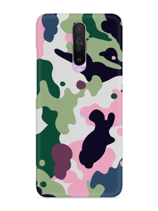 Seamless Funky Camouflage Snap Case for Poco X2 Zapvi