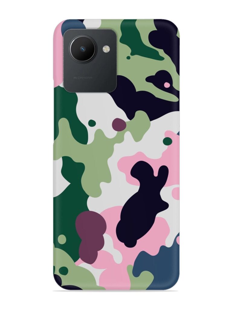 Seamless Funky Camouflage Snap Case for Realme C30 Zapvi