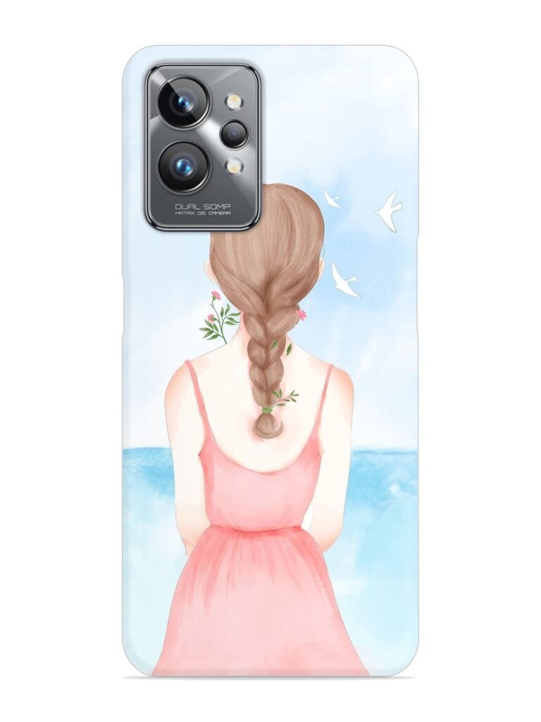 Watercolor Girl Vector Snap Case for Realme Gt 2 Pro Zapvi