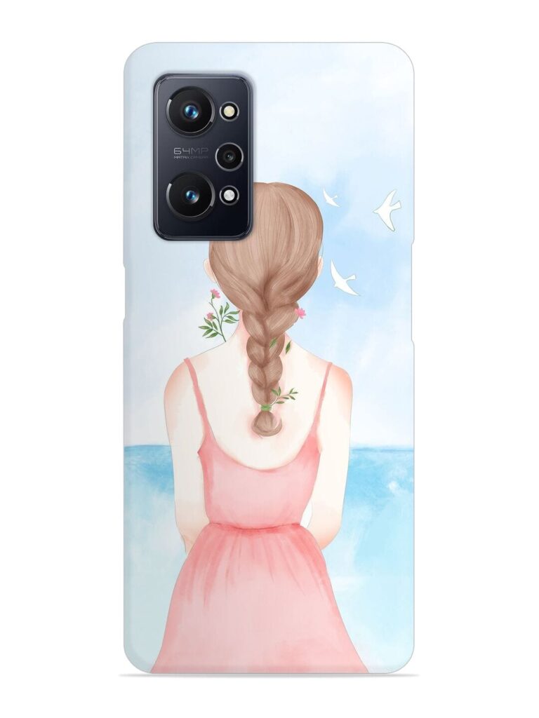 Watercolor Girl Vector Snap Case for Realme Gt Neo 3T Zapvi