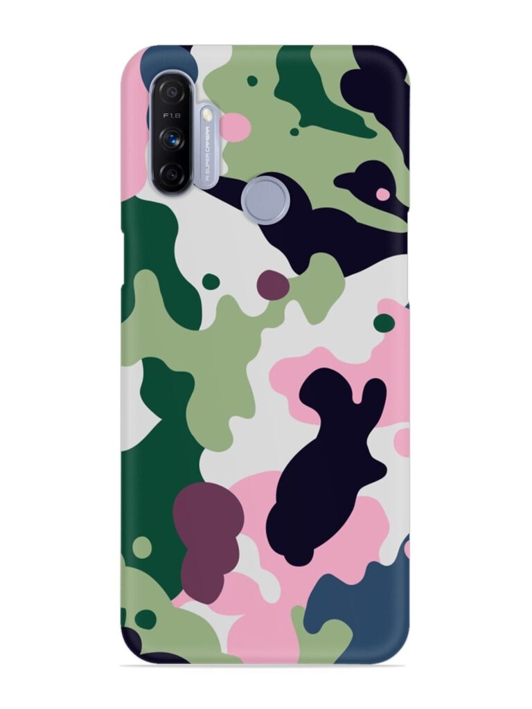 Seamless Funky Camouflage Snap Case for Realme Narzo 10A Zapvi