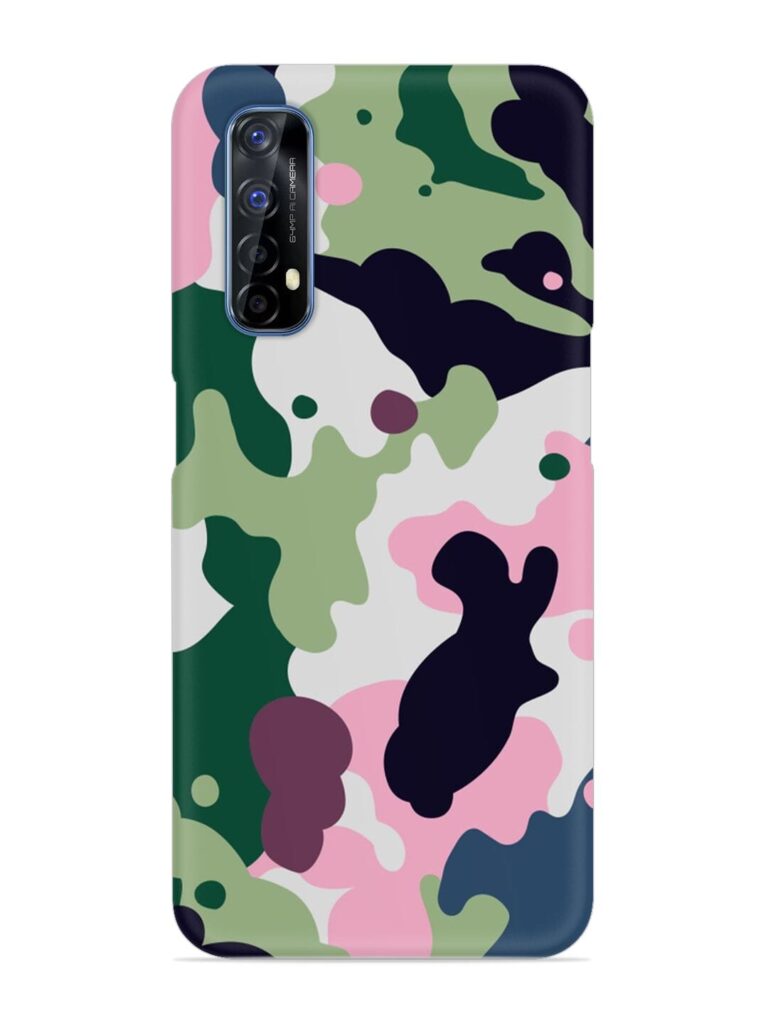 Seamless Funky Camouflage Snap Case for Realme Narzo 20 Pro Zapvi
