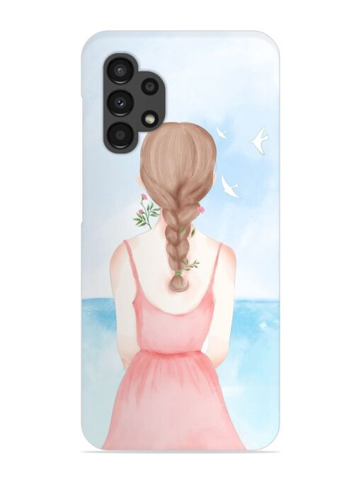 Watercolor Girl Vector Snap Case for Samsung Galaxy A13 Zapvi