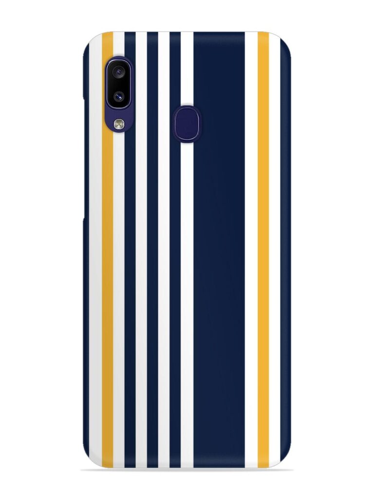 Seamless Stripe Pattern Snap Case for Samsung Galaxy A40 Zapvi