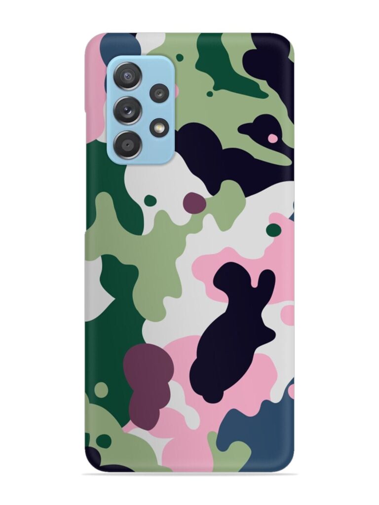Seamless Funky Camouflage Snap Case for Samsung Galaxy A72 Zapvi