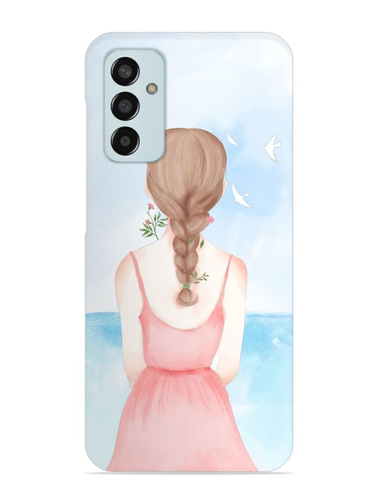Watercolor Girl Vector Snap Case for Samsung Galaxy F13 Zapvi