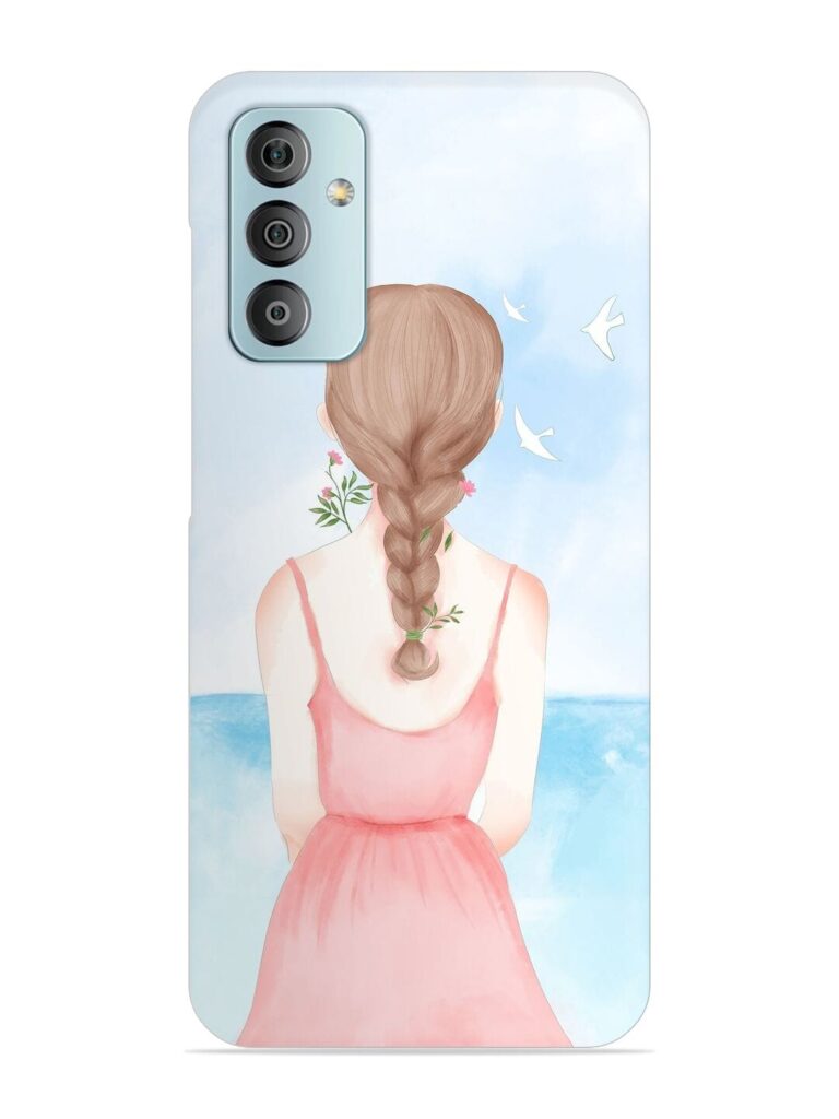 Watercolor Girl Vector Snap Case for Samsung Galaxy F23 (5G) Zapvi