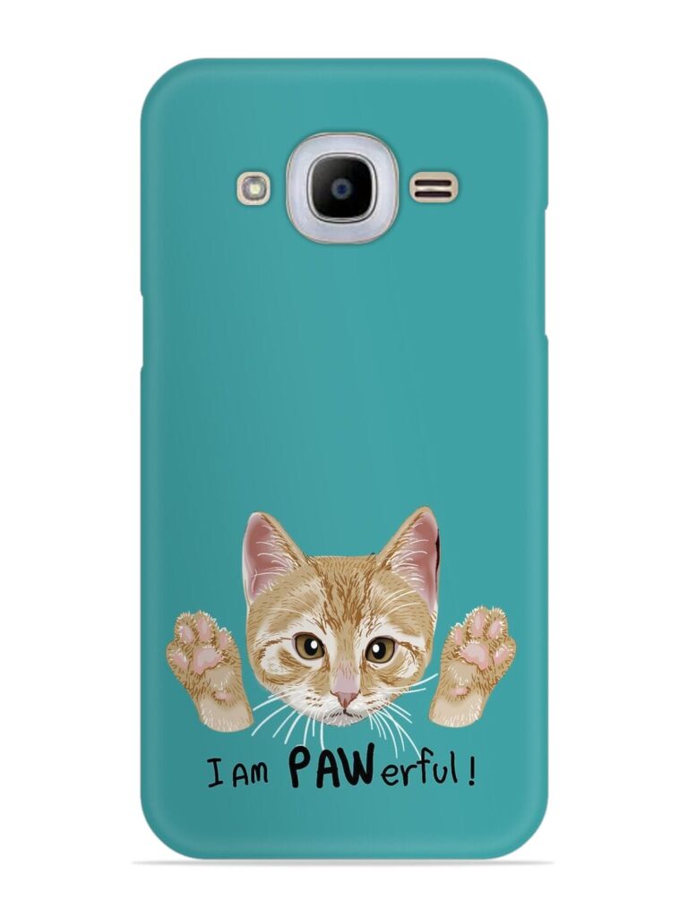 Typography Slogan Cat Snap Case for Samsung Galaxy J2 (2016) Zapvi