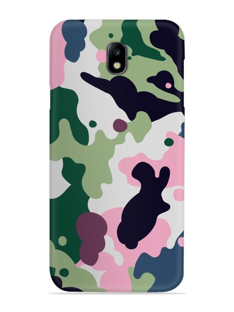 Seamless Funky Camouflage Snap Case for Samsung Galaxy J7 (2017) Zapvi