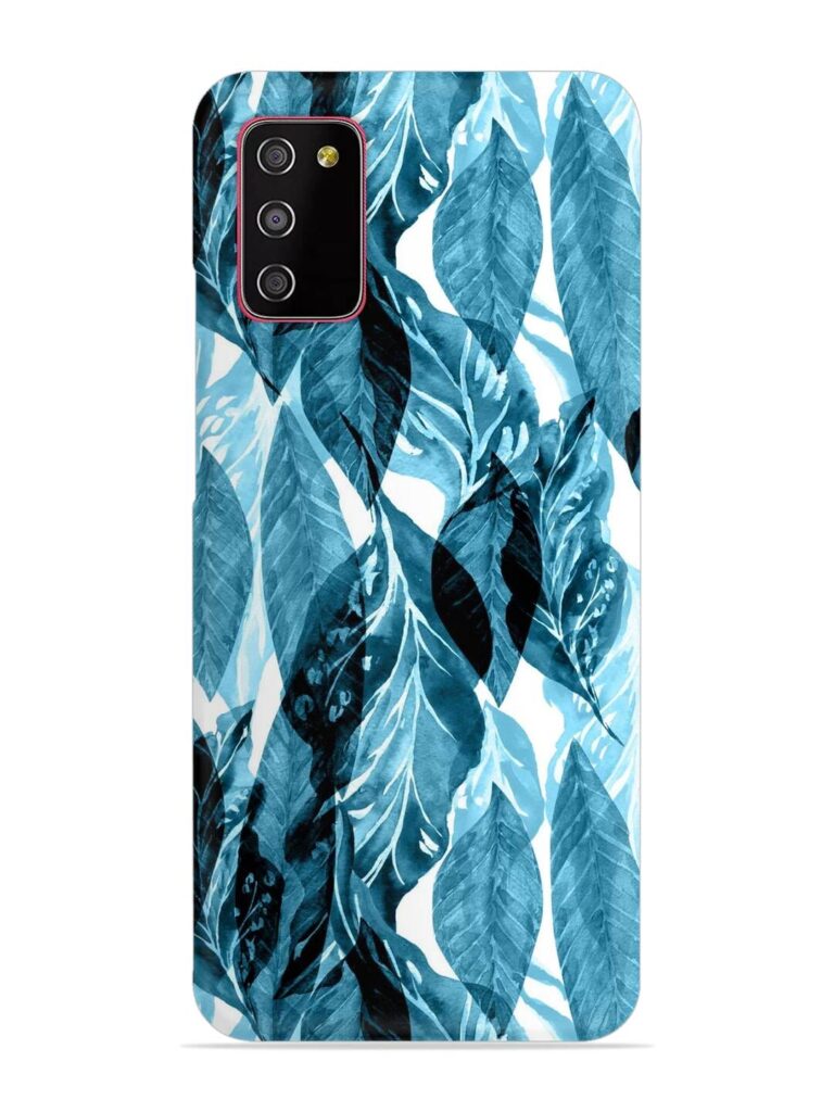 Leaves Pattern Jungle Snap Case for Samsung Galaxy M02S Zapvi