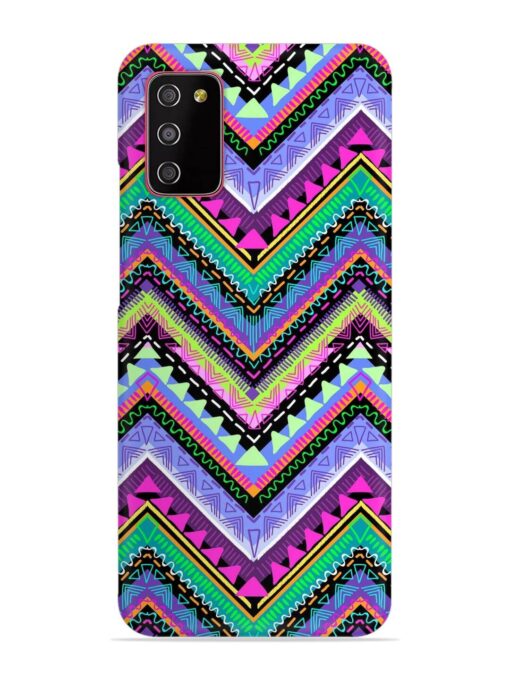 Tribal Aztec Print Snap Case for Samsung Galaxy M02S Zapvi