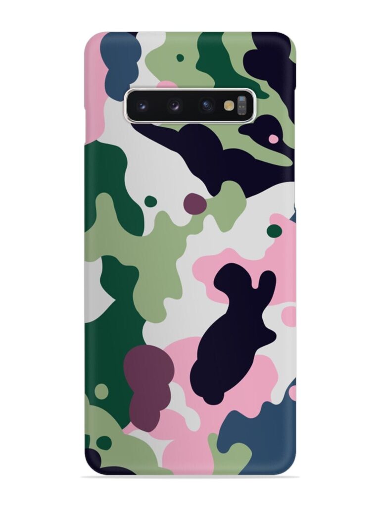Seamless Funky Camouflage Snap Case for Samsung Galaxy S10 Plus Zapvi