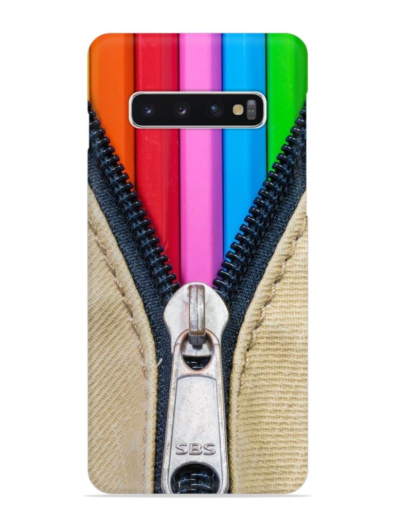 Zip In Color Snap Case for Samsung Galaxy S10 Plus Zapvi