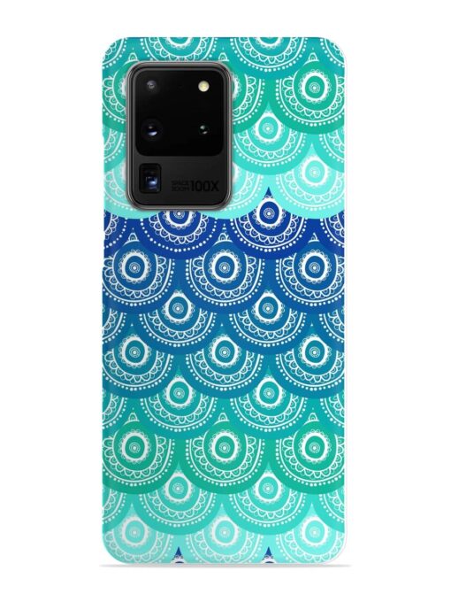 Ethnic Seamless Pattern Snap Case for Samsung Galaxy S20 Ultra Zapvi