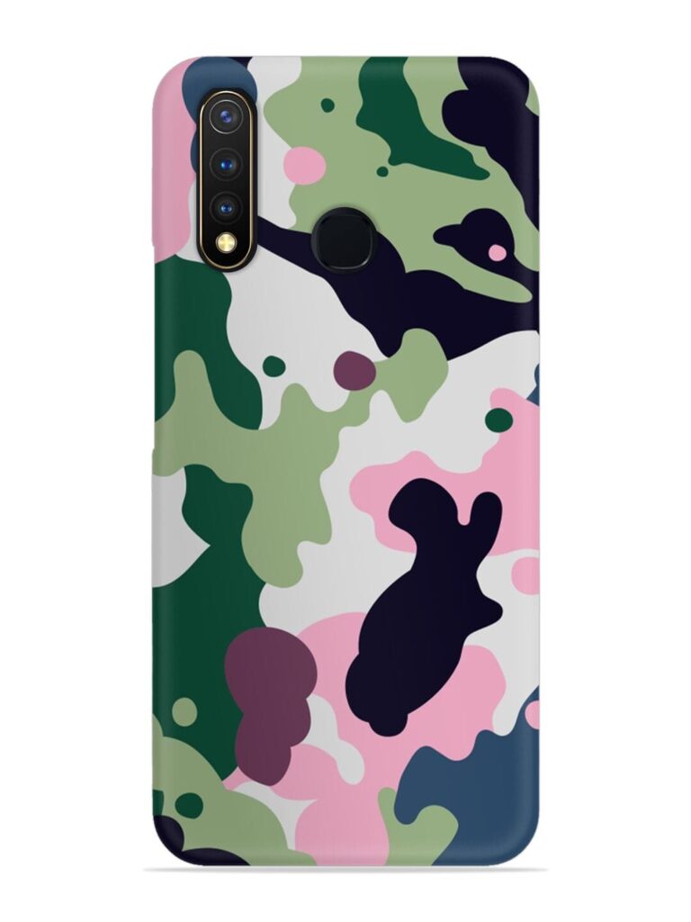Seamless Funky Camouflage Snap Case for Vivo U20 Zapvi