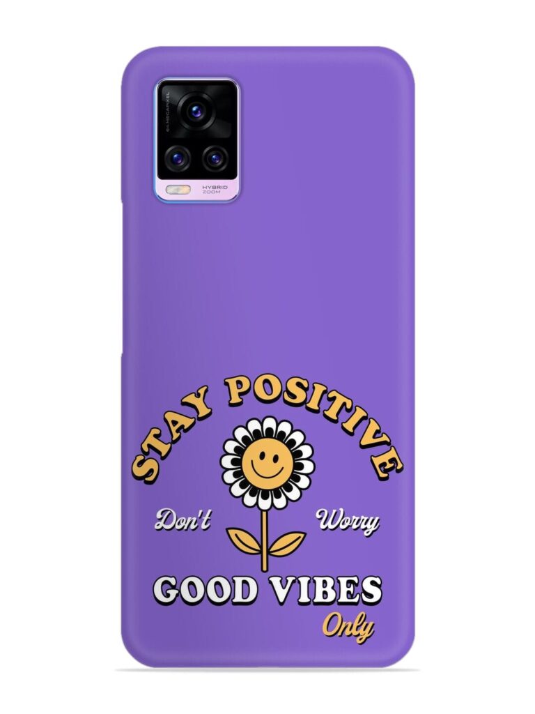 Retro Positive Flower Snap Case for Vivo V20 Pro Zapvi