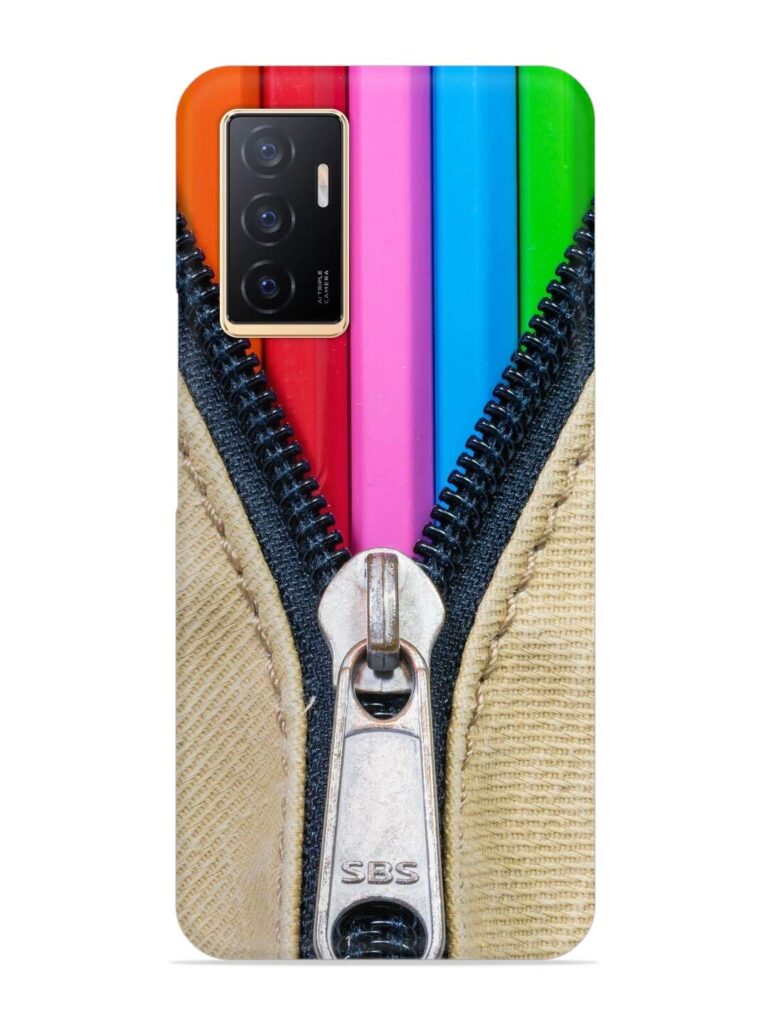 Zip In Color Snap Case for Vivo V23E (5G) Zapvi