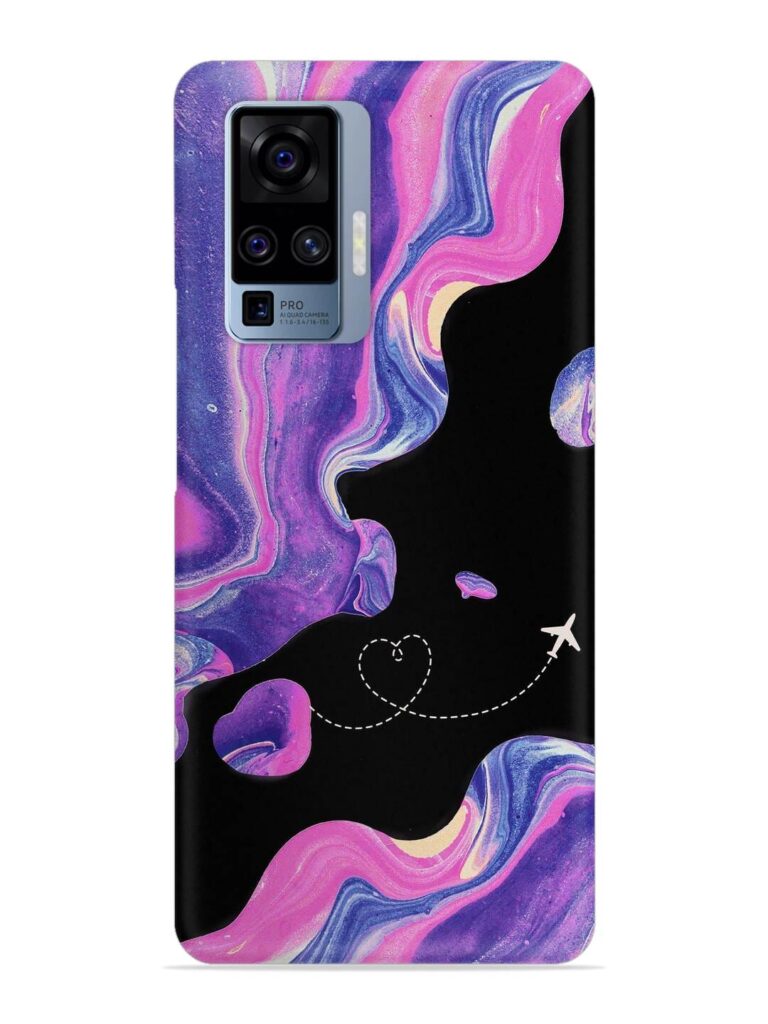 Glitter Art Snap Case for Vivo X50 Pro Zapvi